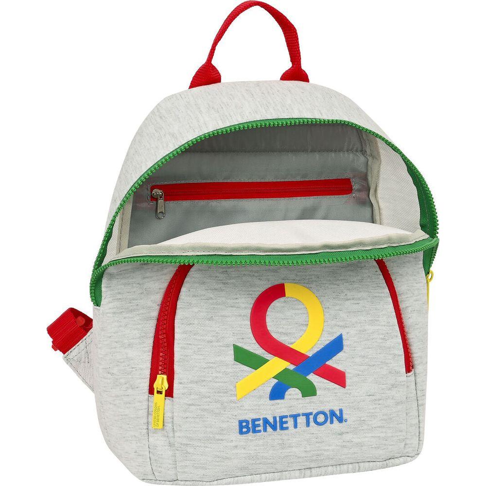 Casual Backpack Benetton Pop Grey 13 L-1