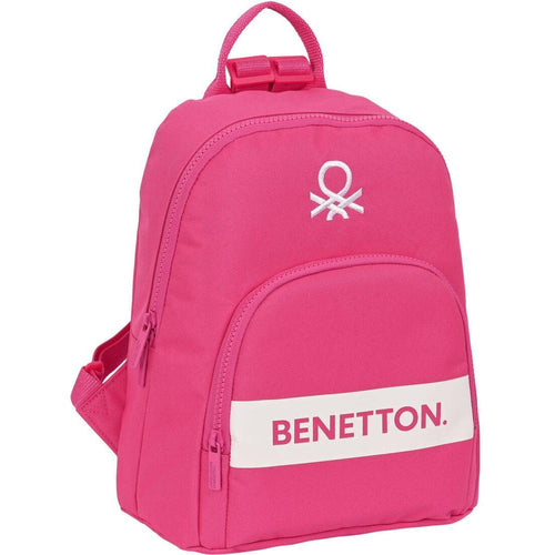 Load image into Gallery viewer, Casual Backpack Benetton Raspberry Fuchsia 13 L-0
