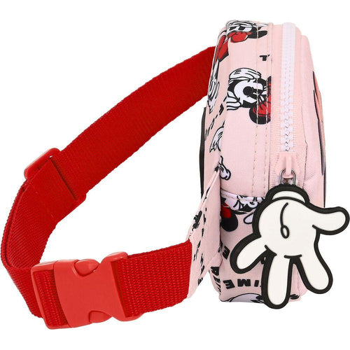 Load image into Gallery viewer, Belt Pouch Minnie Mouse Me time 14 x 11 x 4 cm Pink-2
