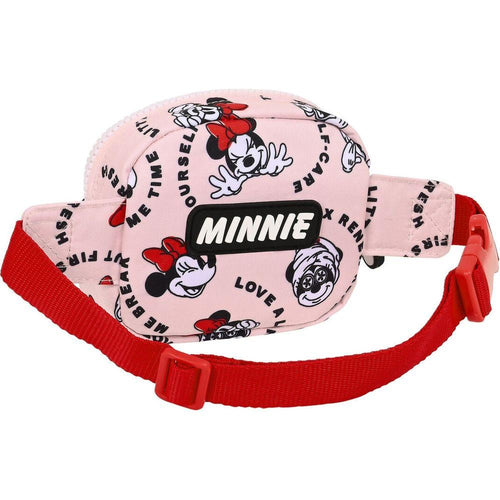 Load image into Gallery viewer, Belt Pouch Minnie Mouse Me time 14 x 11 x 4 cm Pink-1
