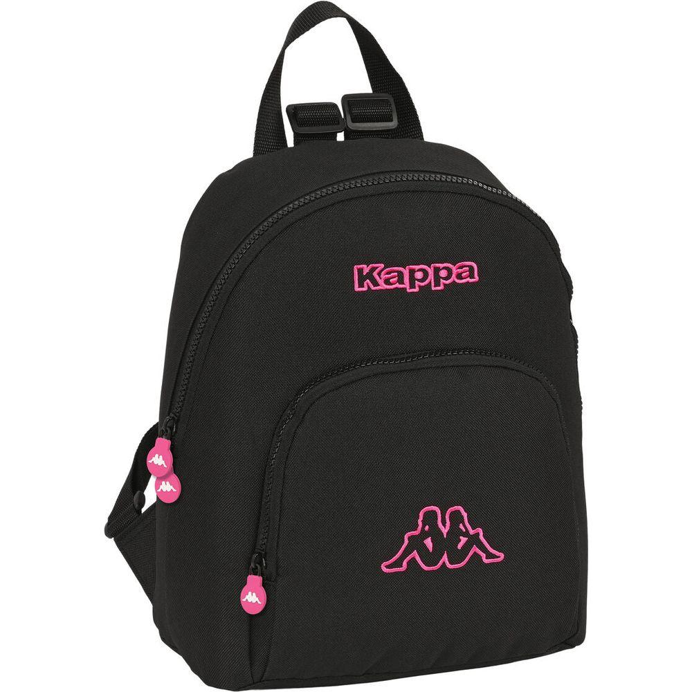 Casual Backpack Kappa Black and pink Black 13 L-0
