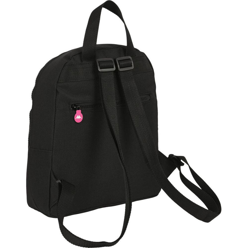 Casual Backpack Kappa Black and pink Black 13 L-2