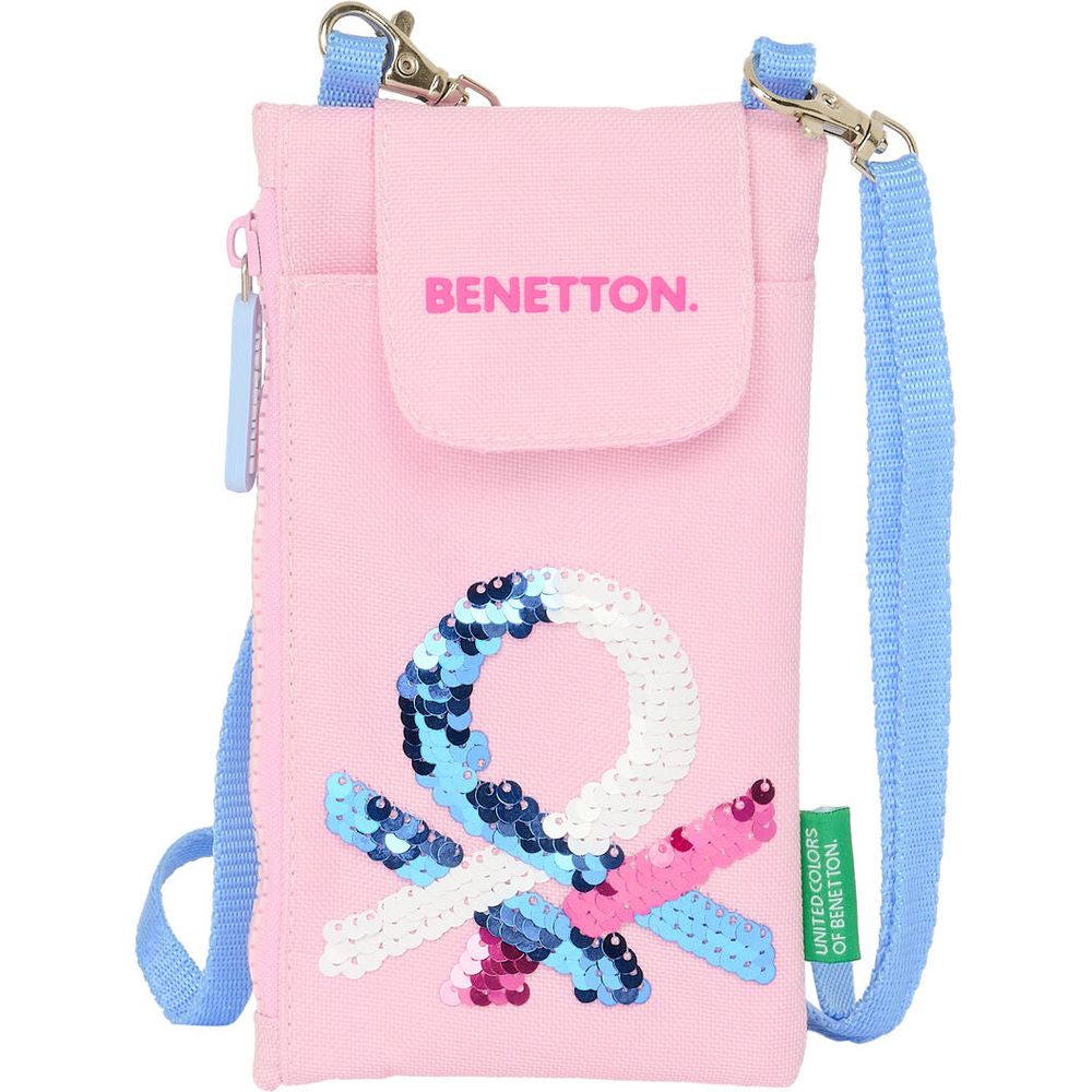 Purse Benetton Pink Mobile Bag Pink-0