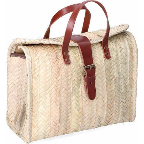 Load image into Gallery viewer, Briefcase EDM Milan Palm leaf Buckle Leather 32 x 26 cm-0
