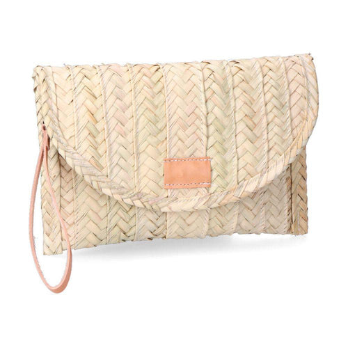 Load image into Gallery viewer, Women&#39;s Purse EDM Valle-1 Palm leaf With lid-0
