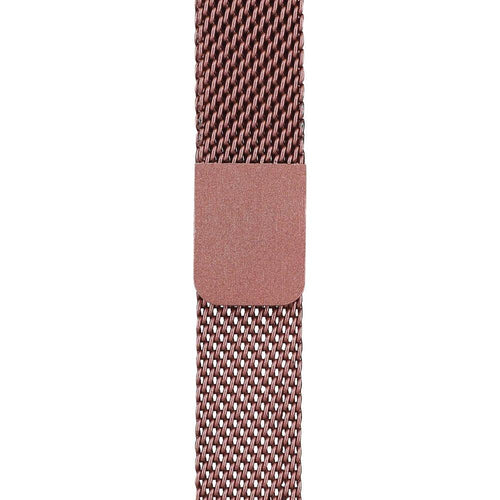 Load image into Gallery viewer, Elegant Pink Rose Gold Stainless Steel Watch Strap Replacement for Xiaomi Mi Band 5/6 - Women&#39;s
