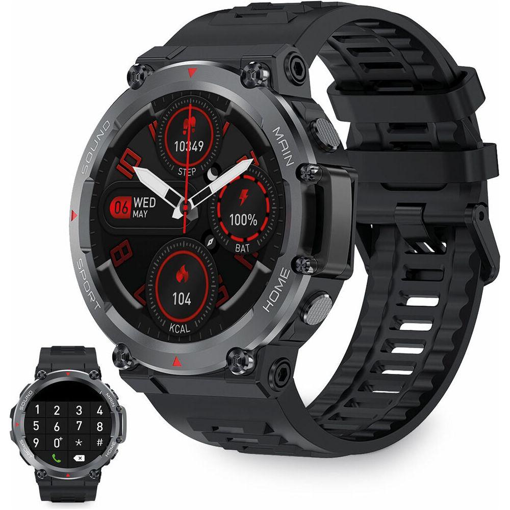 Smartwatch KSIX Oslo 1,5" Bluetooth 5.0 270 mAh Black-0
