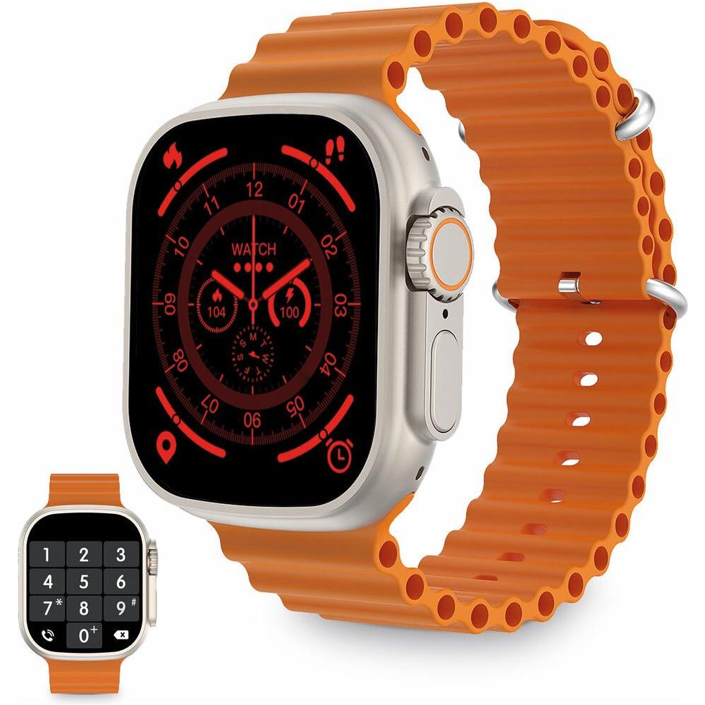 Smartwatch KSIX Urban Plus 2,05" Bluetooth 5.0 270 mAh Orange-0