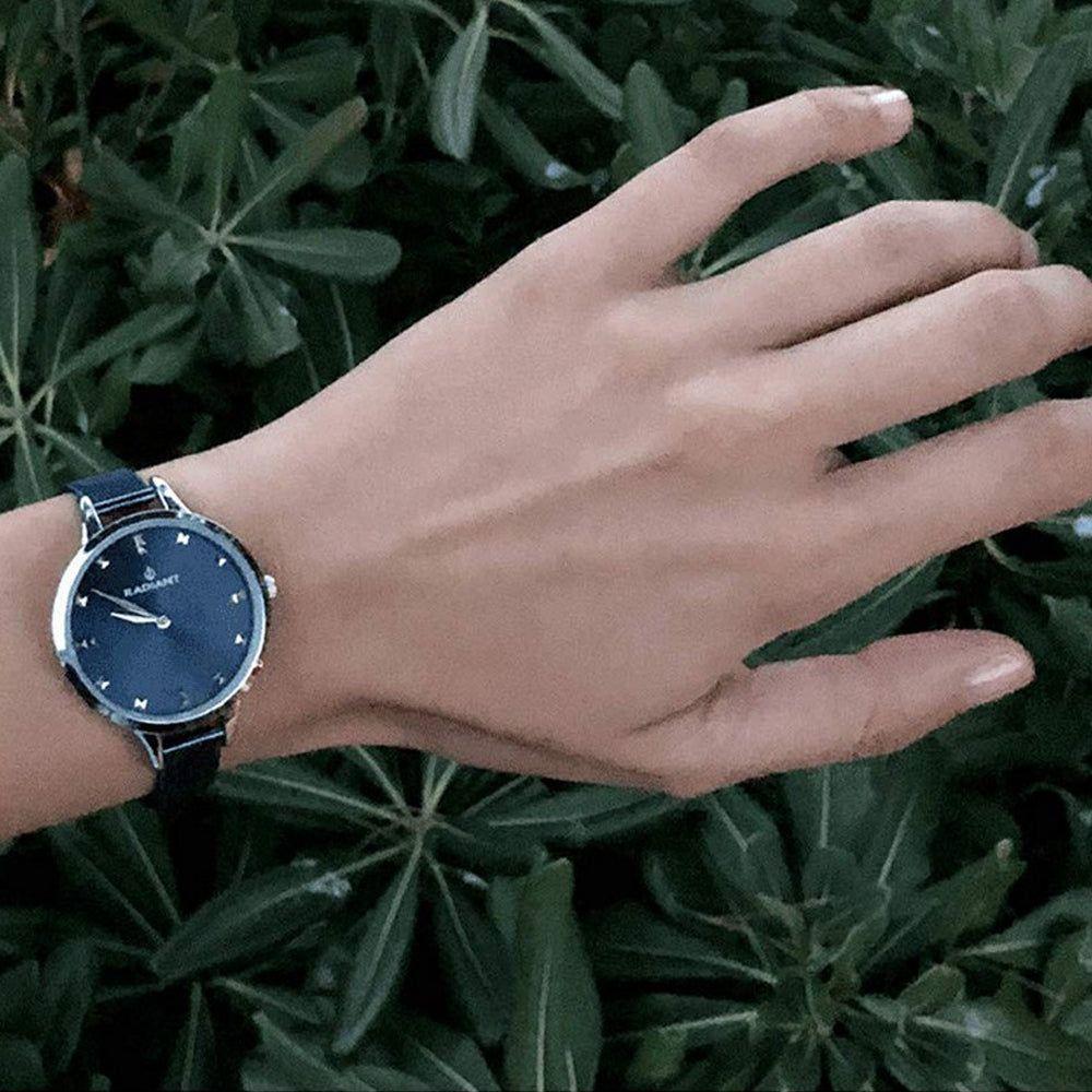 Radiant Ladies' Stainless Steel Blue Dial Watch RA474604 (Model: Ø 34 mm, Women's)
