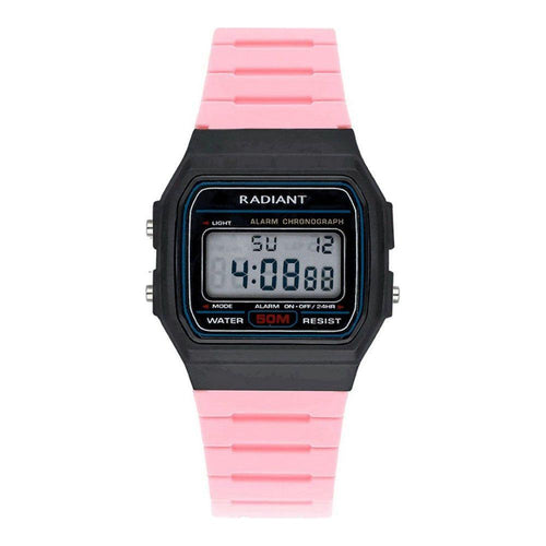 Load image into Gallery viewer, Radiant Women&#39;s RA561604 Quartz Watch, Ø 35mm, Pink Silicone Strap, Black Dial
