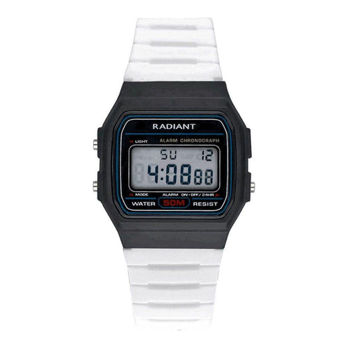 Load image into Gallery viewer, Radiant Women&#39;s RA561605 Quartz Watch, 35mm, White Silicone Strap, Black Box and Face
