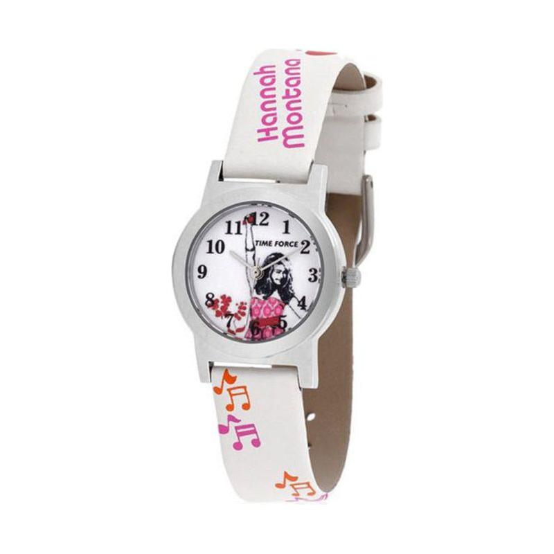 Time Force HM1001 Infant's White Leather Strap Quartz Watch - Classic Timepiece for Babies