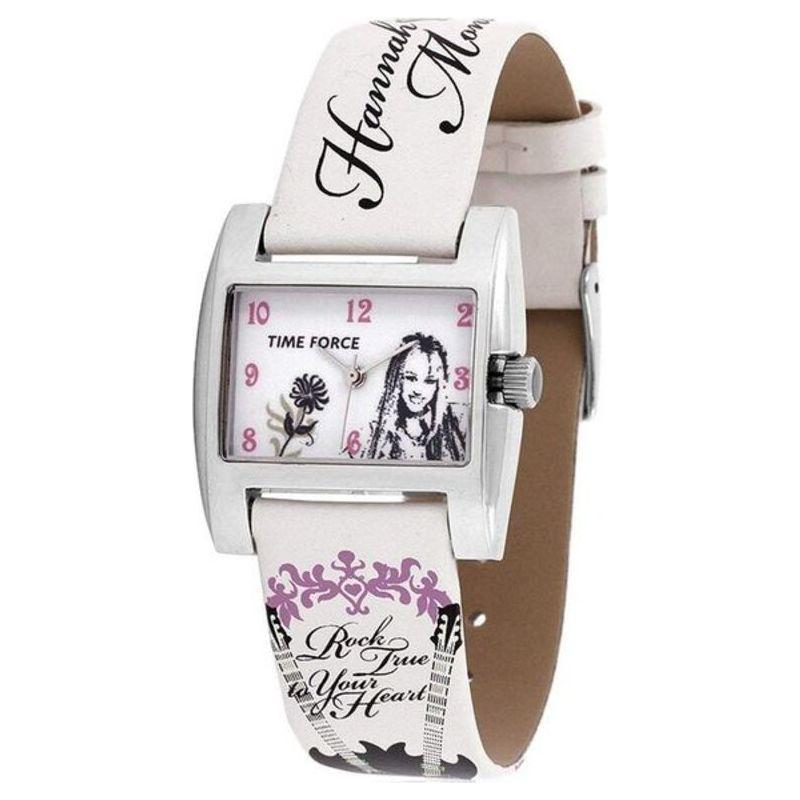 Time Force HM1006 Infant's White Leather Quartz Watch – Elegant Timepiece for Sophisticated Little Ones