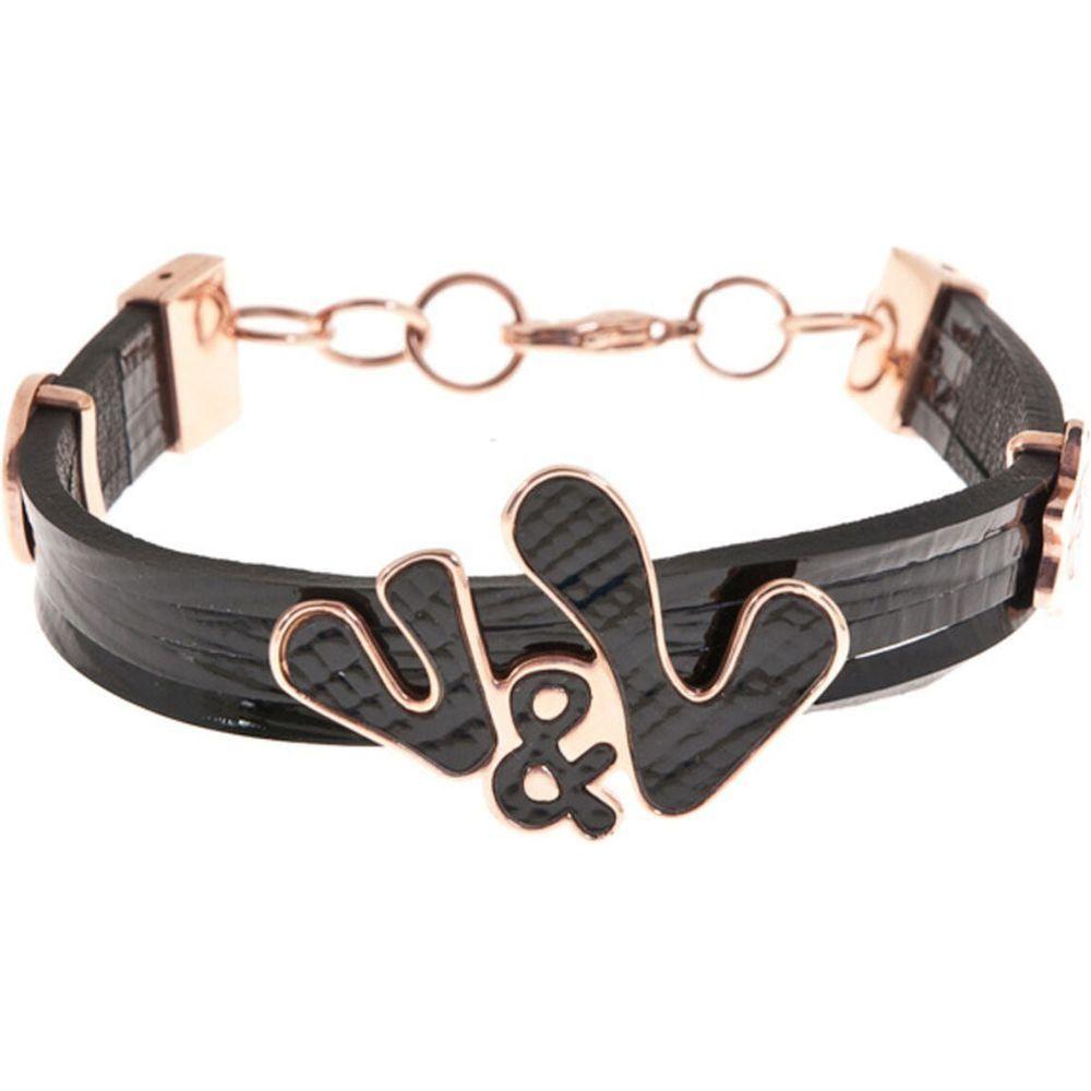 Ladies'Bracelet Victorio & Lucchino VJ0267BR Black Pink Steel-0