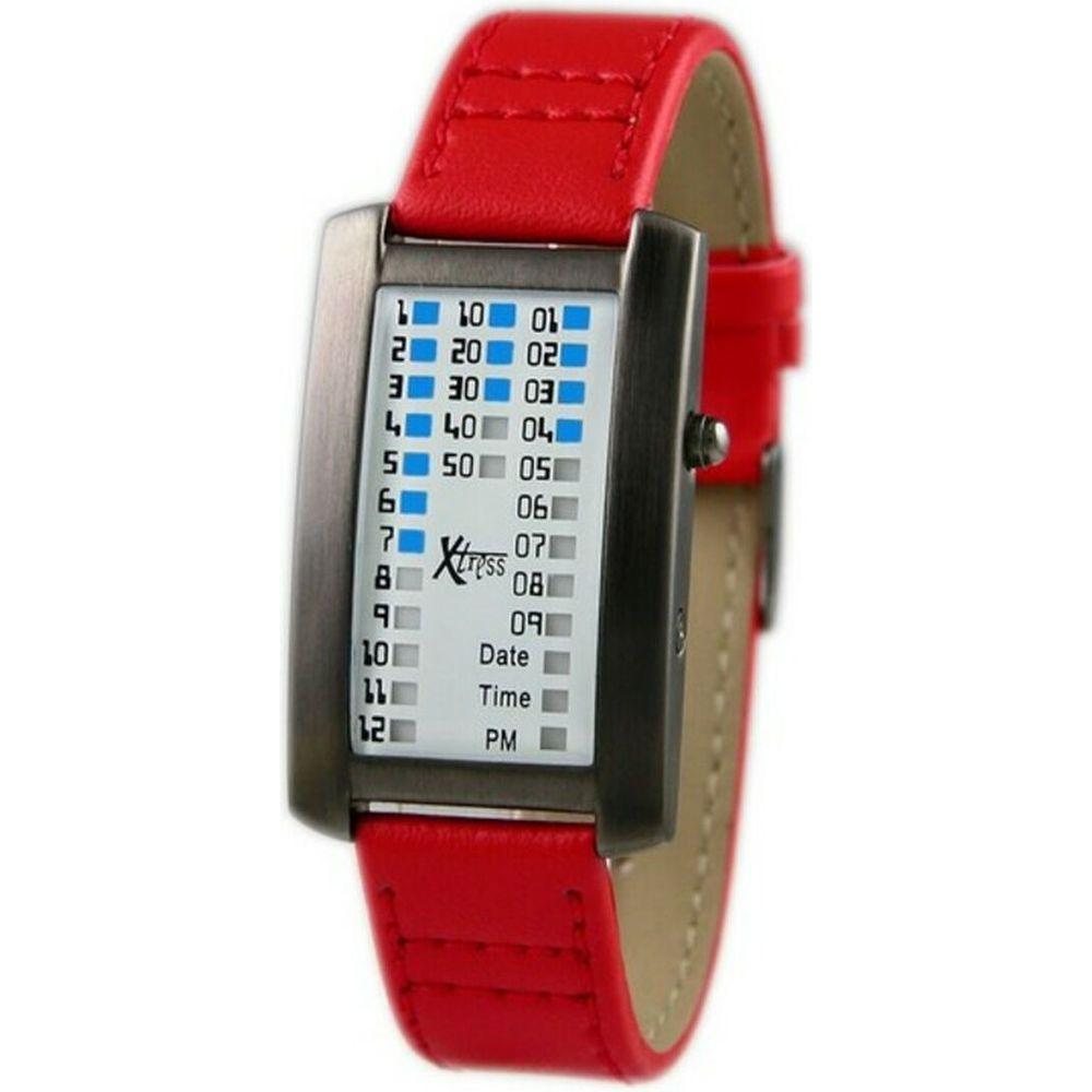 XTRESS XDA1030R Unisex Quartz Watch - Red Grey 27mm