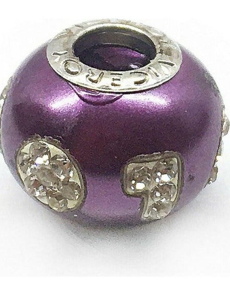Ladies'Beads Viceroy VMM0158-17 Purple (1 cm)-0