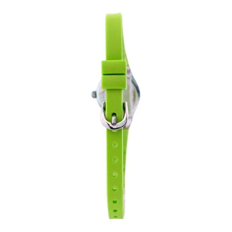 Pertegaz PDS-013-V Infant's Green Rubber Strap Watch: Precision Quartz Movement, Stainless Steel Case, 19mm Diameter, Unisex Timepiece