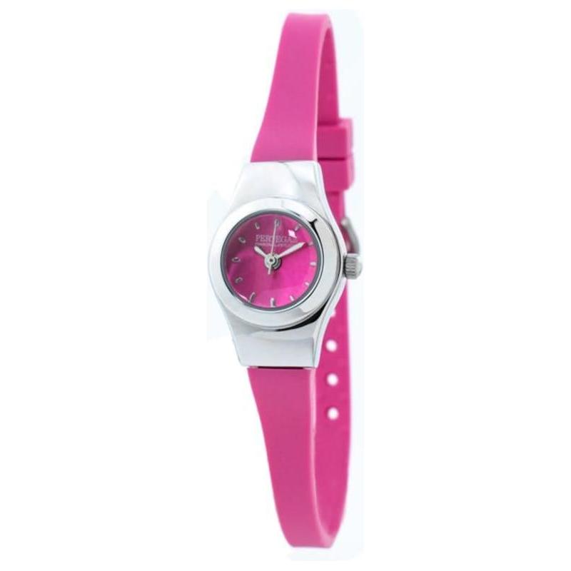 Pertegaz Infant's Pink Rubber Strap Quartz Watch PDS-013-F, 19mm, Pink Rubber, for Girls