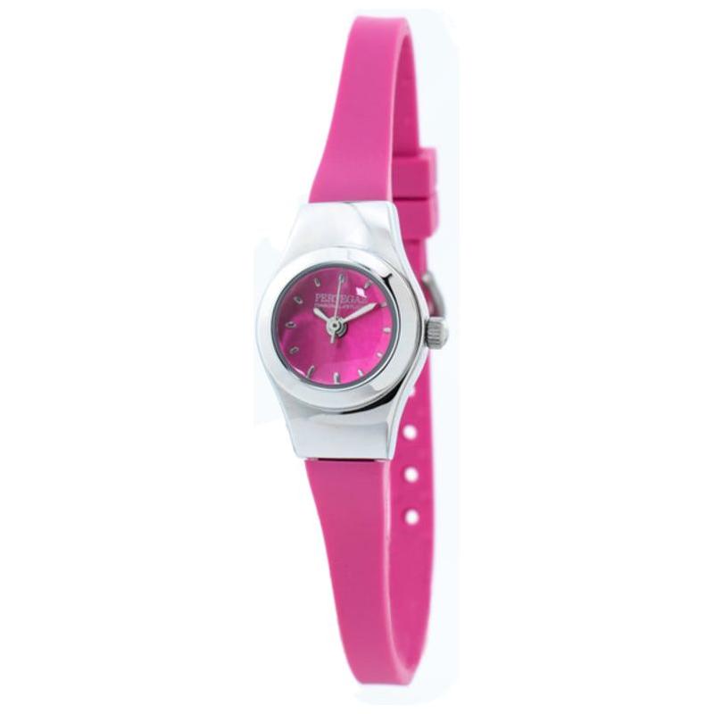 Pertegaz Infant's Pink Rubber Strap Quartz Watch PDS-013-F, 19mm, Pink Rubber, for Girls