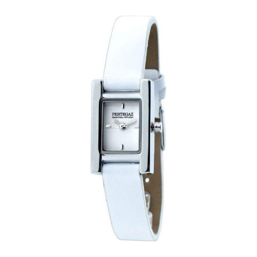 Load image into Gallery viewer, Pertegaz PDS-014-W Women&#39;s White Leather Watch Strap - Elegant Replacement Band for 19mm Quartz Watches
