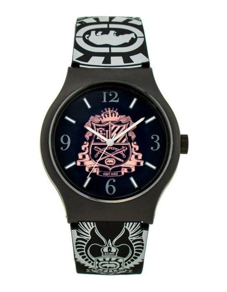 Marc Ecko Unisex Quartz Watch E06511M2 - Black Pink, Ø 42 mm