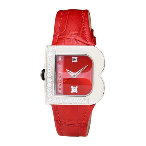 Load image into Gallery viewer, Laura Biagiotti LB0001L-05Z Ladies Red Leather Watch Strap Replacement
