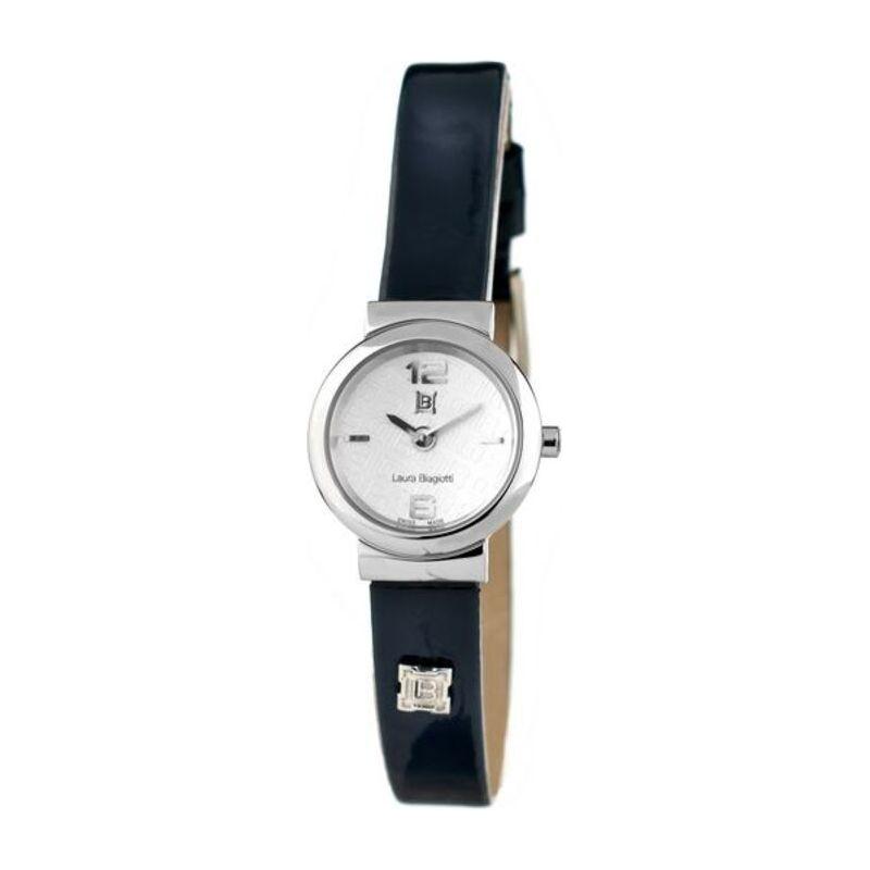 Laura Biagiotti LB0003L-AM Women's Navy Blue Leather Watch Strap Replacement