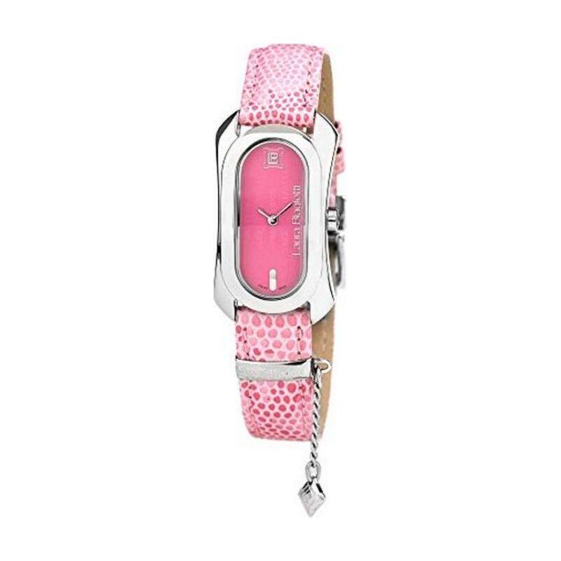 Laura Biagiotti LB0028L-RO Ladies Pink Leather Strap Quartz Watch (Ø 22 mm)