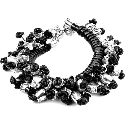 Load image into Gallery viewer, Ladies'Bracelet Folli Follie BA1L018WK Black Sterling silver-0
