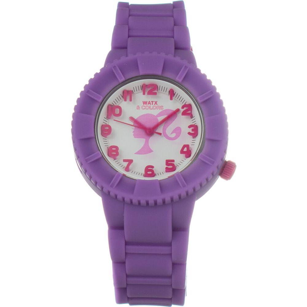 Elegant Purple Silicone Watch Strap Replacement for Ladies' Wristwatches