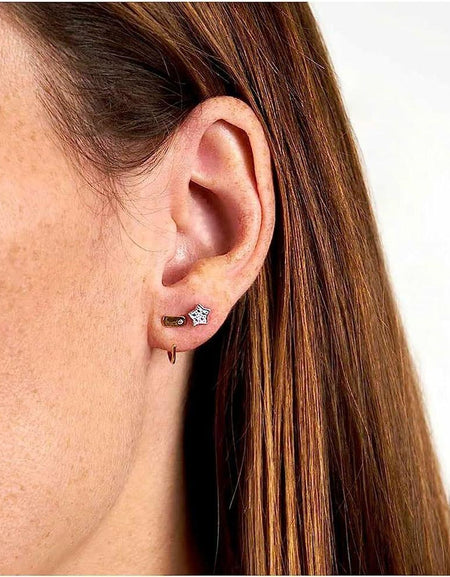 Ladies' Earrings Secrecy Sterling silver 1,5 cm-1