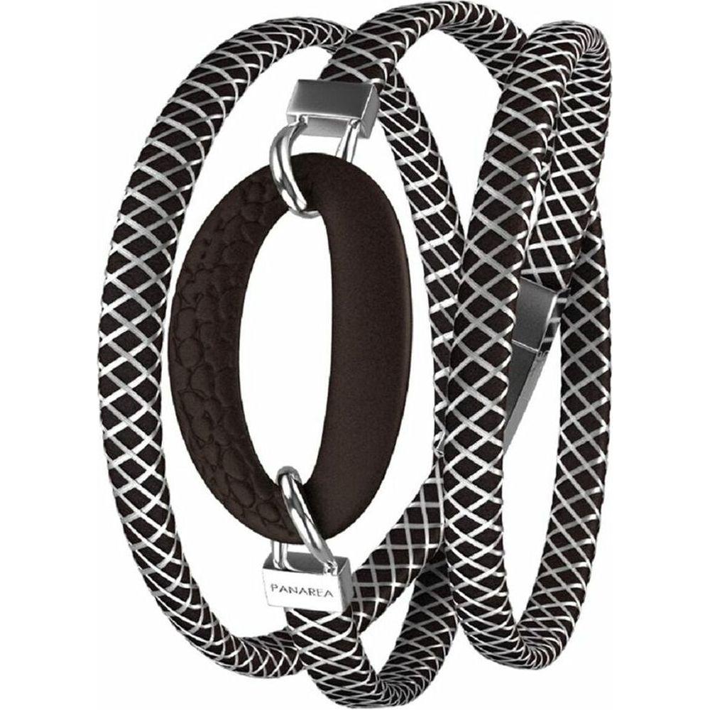 Ladies'Bracelet Panarea BM1N19 Silver Black (56 cm)-0