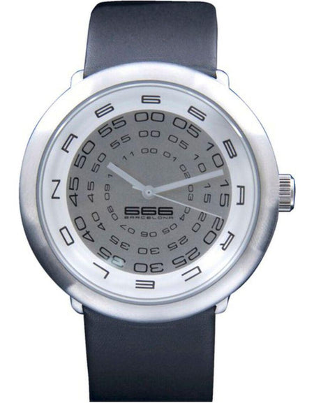 Elegant Grey Leather Watch Strap Replacement for Men's Watches