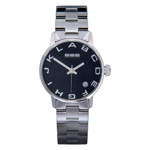 Load image into Gallery viewer, Barcelona 276 Silver Quartz Watch - Unisex Black Face
