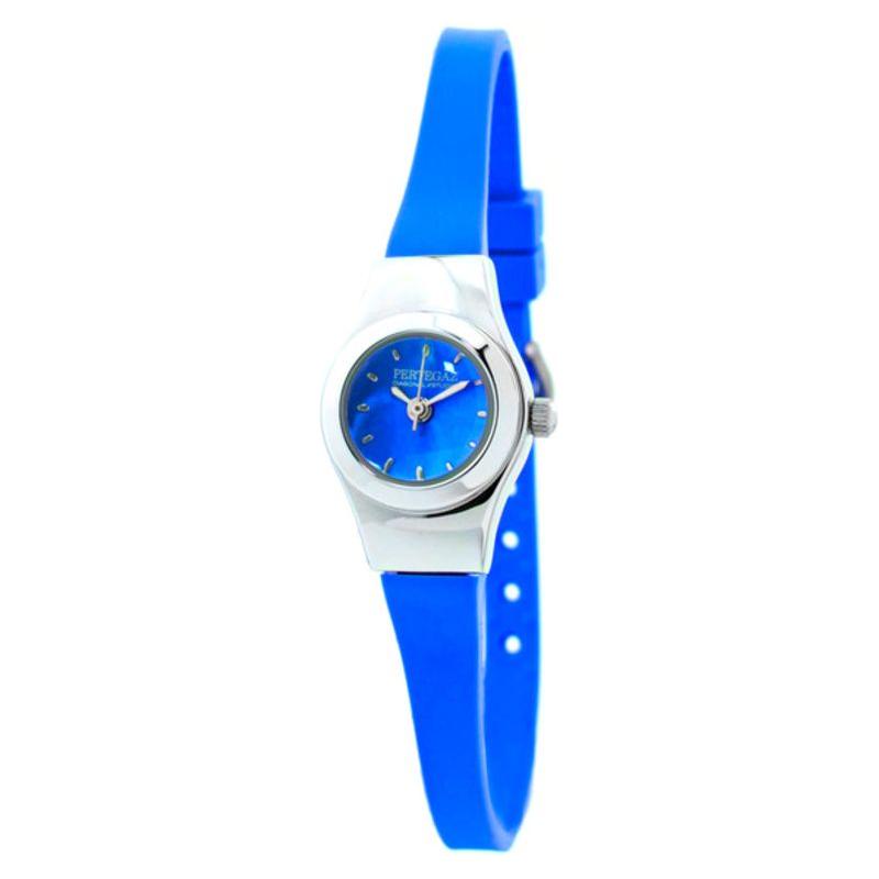Pertegaz PDS-013-A Infant Quartz Watch Blue Rubber Strap Model - Durable Timepiece for Stylish Youngsters