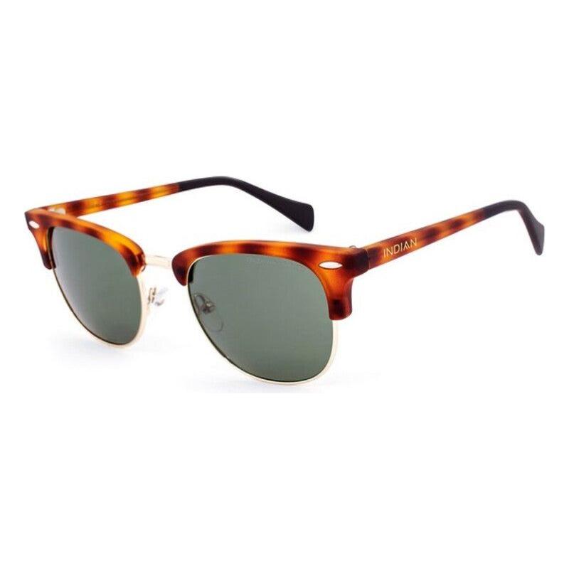 Unisex Sunglasses Indian DAKOTA-101-1 Brown Green Tortoise (ø 50 mm)