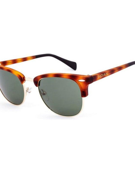 Unisex Sunglasses Indian DAKOTA-101-1 Brown Green Tortoise (ø 50 mm)