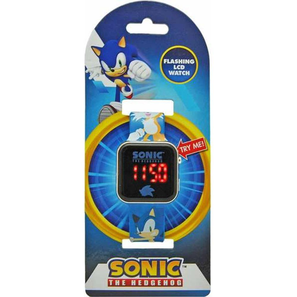 Digital clock Sonic Children's LED Screen Blue Ø 3,5 cm-2