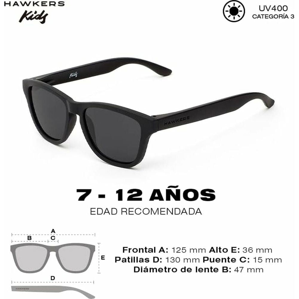 Child Sunglasses Hawkers One Kids Dark Ø 47 mm Black-3