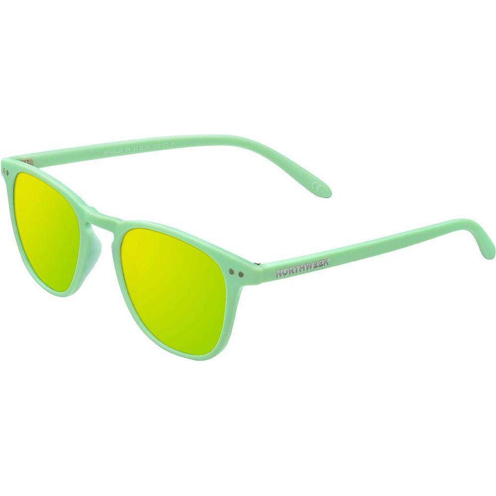 Unisex Sunglasses Northweek Wall Ø 45 mm Yellow Green-0