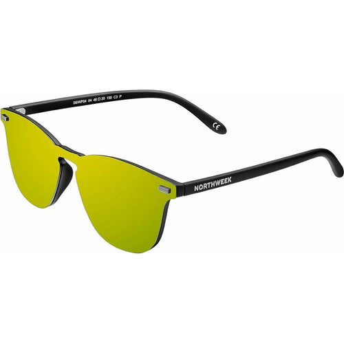 Load image into Gallery viewer, Unisex Sunglasses Northweek Wall Phantom Ø 45 mm Yellow Black-0
