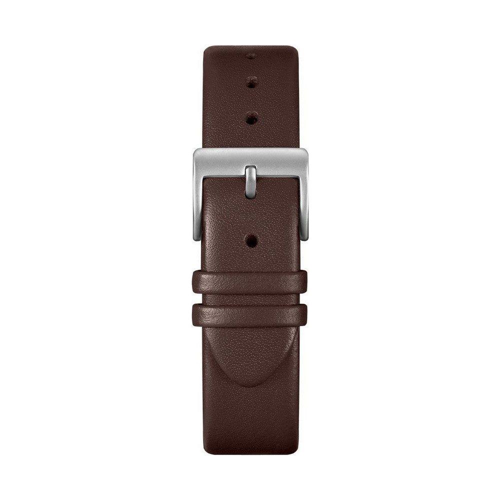 MAM Unisex Wristwatch MAM627 (Ø 39 mm) - Brown Leather Strap, Black Dial