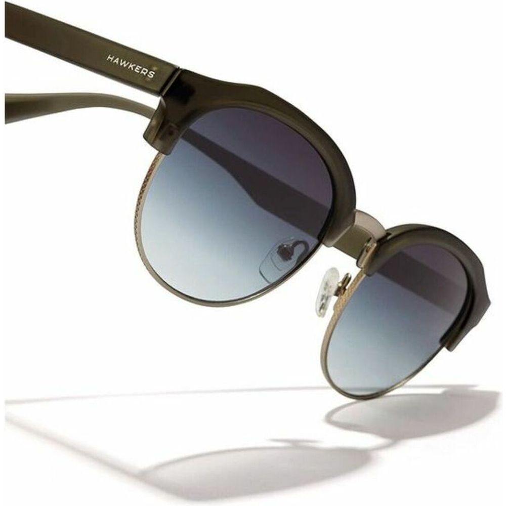 Unisex Sunglasses Classic Rounded Hawkers Grey-1