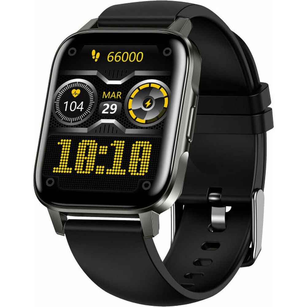 Smartwatch LEOTEC Leotec Smartwatch MultiSport Crystal Negro-0