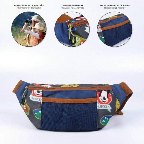 Load image into Gallery viewer, Belt Pouch Mickey Mouse Blue (27 x 15 x 9 cm)-6

