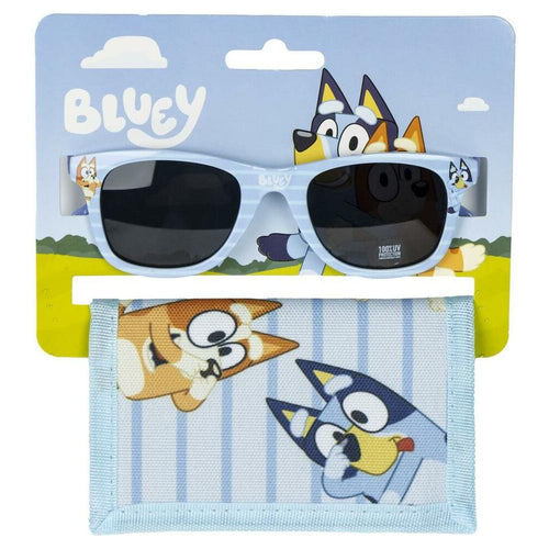 Load image into Gallery viewer, Sunglasses and Wallet Set Bluey Blue-0
