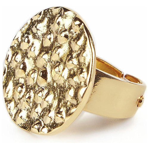 Load image into Gallery viewer, Ladies&#39; Ring Shabama Soho Brass Bathed in golden flash Adjustable-0
