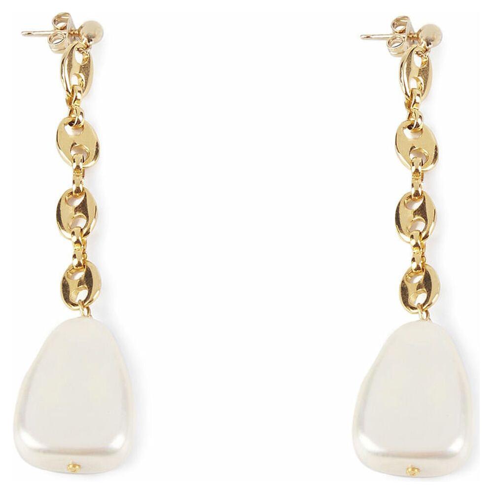 Ladies' Earrings Shabama Barton Brass gold-plated Beads 7,5 cm-0