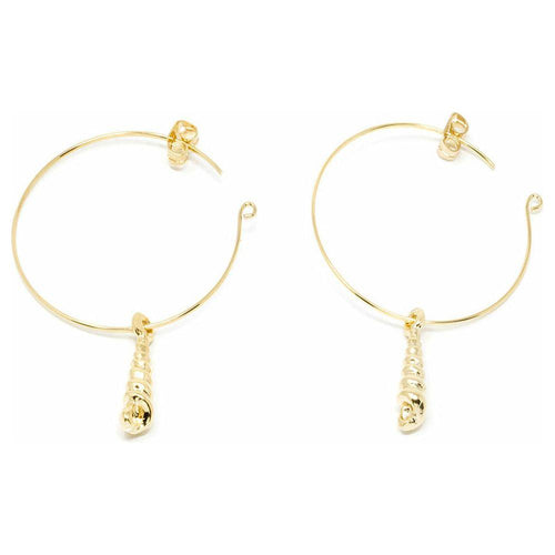 Load image into Gallery viewer, Ladies' Earrings Shabama Agulla Brass gold-plated 3,5 cm-0
