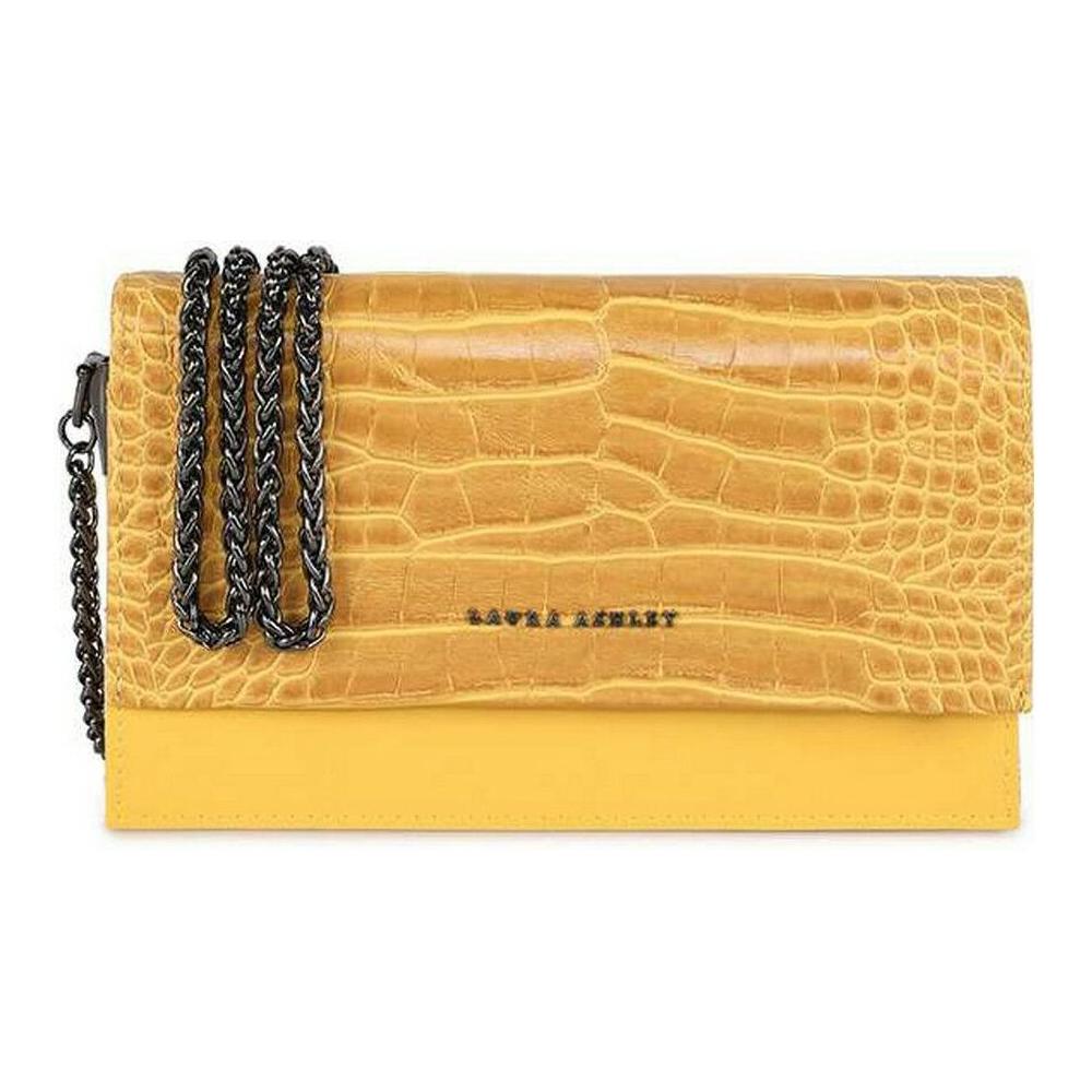 Women's Handbag Laura Ashley DUDLEY-CROCO-YELLOW Yellow (22 x 12 x 5 cm)-0
